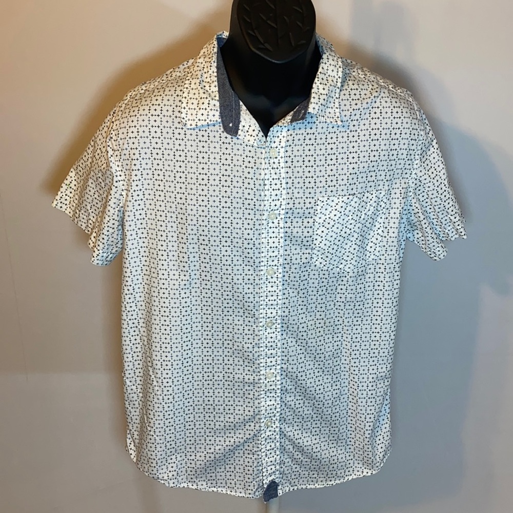 Beans x bones casual button down L
